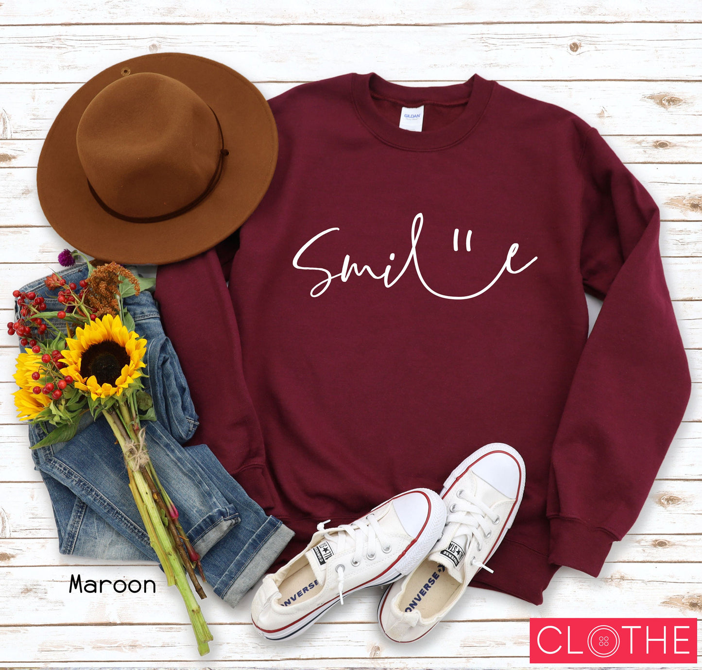 Smile Sweatshirt,Smile Shirt,Smiley Face Sweatshirt,Smiling T-shirt,Smile Hoodie,Positive Sweatshirt,Be ,Clothe, C5078