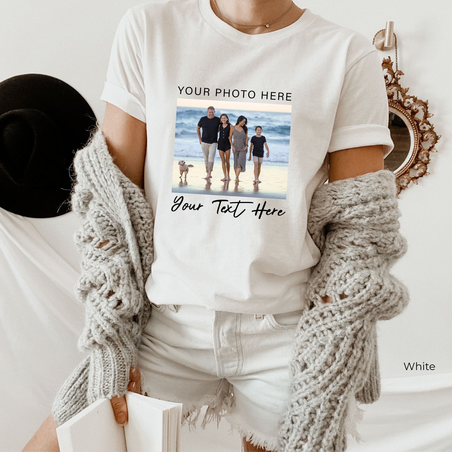 Custom Photo Shirt,Kids Photo Shirt,Custom Picture Tshirt,Personalized Gift,Family Picture Tee,Birthday Photo Shirt,Custom Pet Shirt