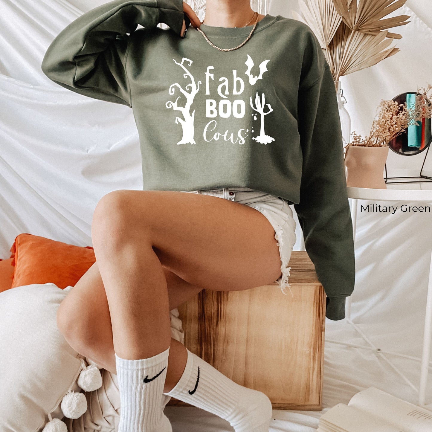 Fab Boo Cous Hoodie, Halloween Shirt, Halloween T-shirt, Womens Halloween Tee, Fabulous Halloween Shirt, Halloween Candy Shirt, C5322