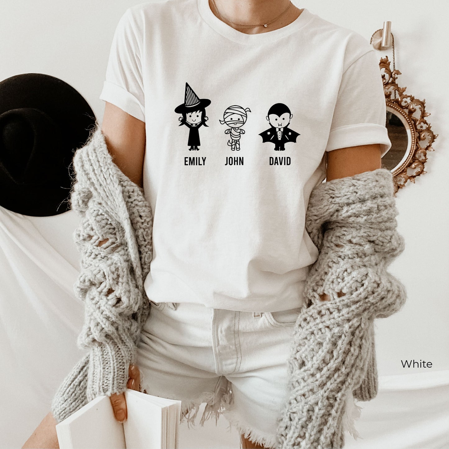 Custom Halloween HoodieHalloween Character Shirt,Custom Halloween Character Sweatshirt,Halloween Funny Tee,Halloween gift,C5900
