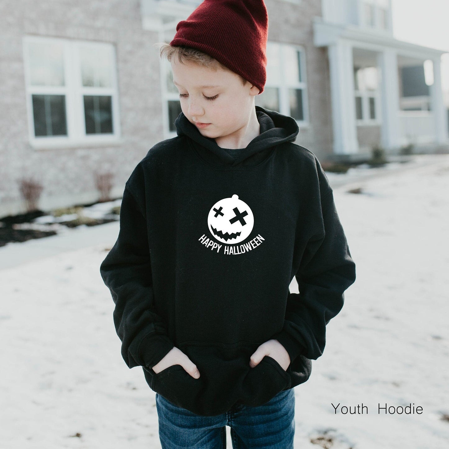 Custom Halloween Kids Sweatshirt, Halloween Kids Shirt,Halloween Baby Bodysuit,Halloween Youth Hoodie,Trick or Treat,C5901K