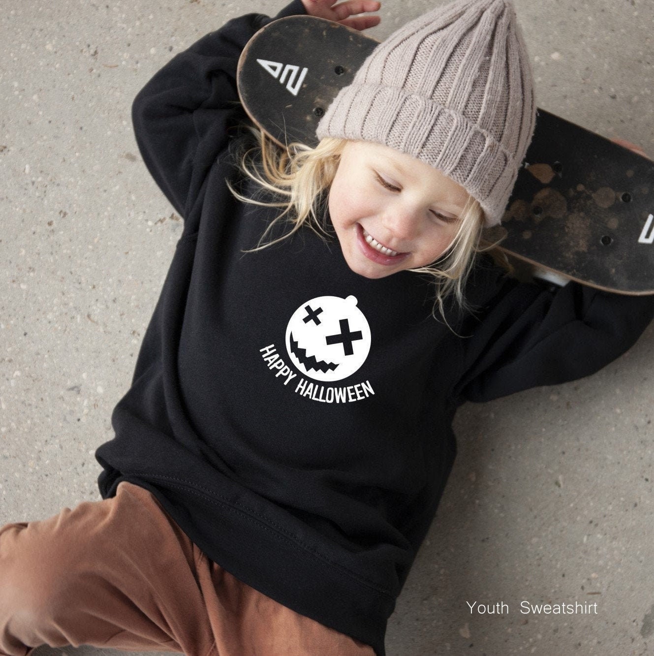 Custom Halloween Kids Sweatshirt, Halloween Kids Shirt,Halloween Baby Bodysuit,Halloween Youth Hoodie,Trick or Treat,C5901K
