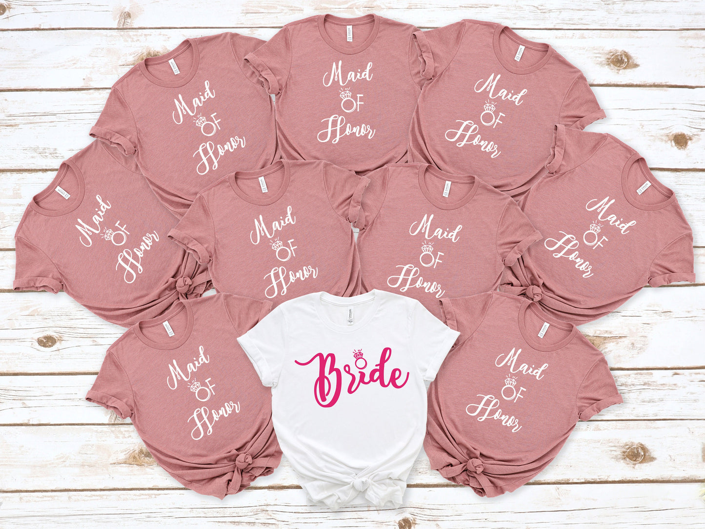 Bride Shirt,Maid of Honor Shirt,Wifey Shirts,Honeymoon Shirts, Bridal Gift, Married Sweatshirt, Bachelorette Vneck, Bridal Party Tee, C6018