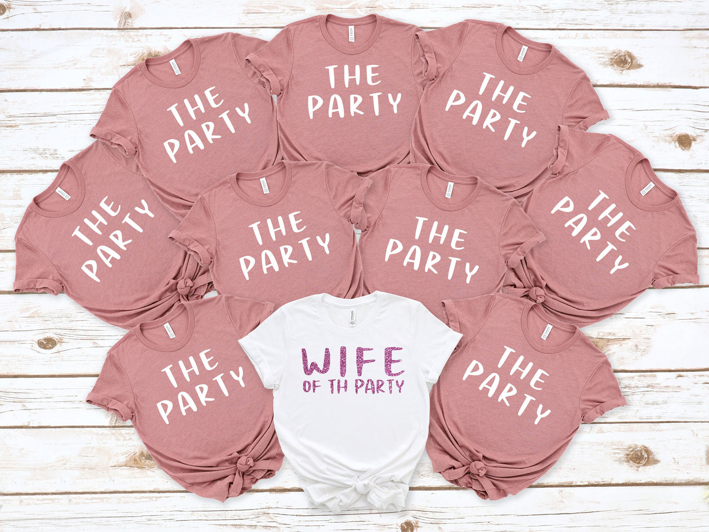 Wife of the Party Shirts, Bachelorette Party Favor Shirts, Personalized Bridesmaids Shirt,Bridal Party Shirts, Wedding Shirt, C5987