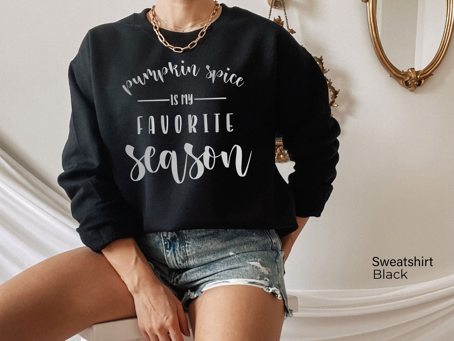 Pumpkin Spice Favorite Season Sweatshirt, Pumpkin Season Sweatshirt, Thankfull Sweatshirt, Thagnksgiving Shirts, Grateful Sweatshirt,C6090