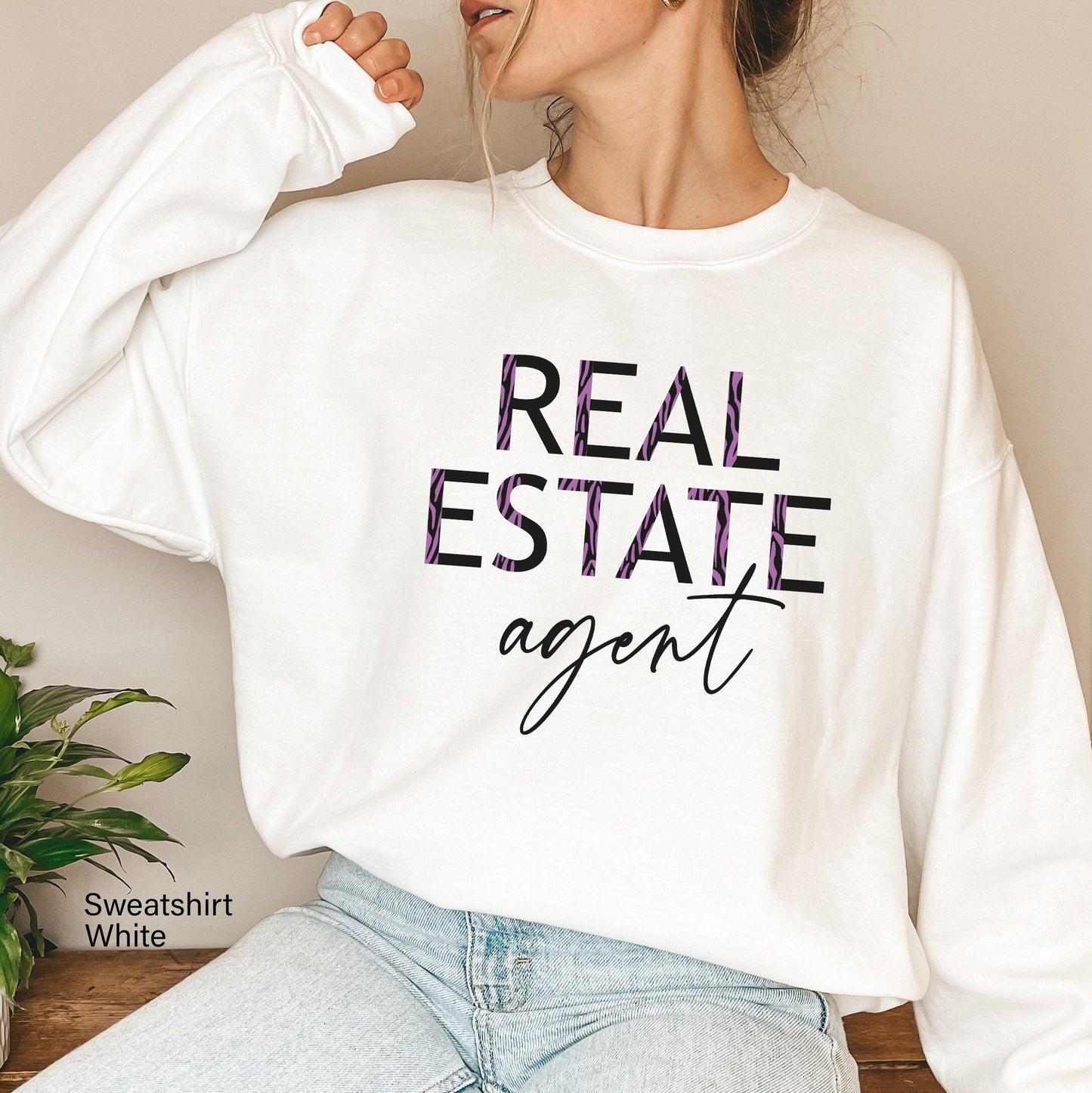 Real Estate Sweatshirt, Real Estate Sweatshirt, Real Estate Agent, Real Estate Gift, Real Estate Apparel Sweatshirt, Licensed to Sell, C6161