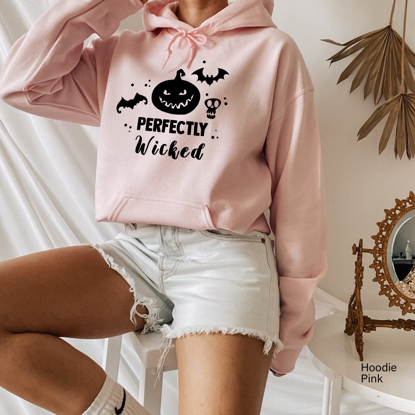 Perfectly Wicked Kids Sweatshirt,Halloween Kids Hoodie,Halloween Youth Sweatshirt,Halloween Party for kids,Boo Kids, C5320K