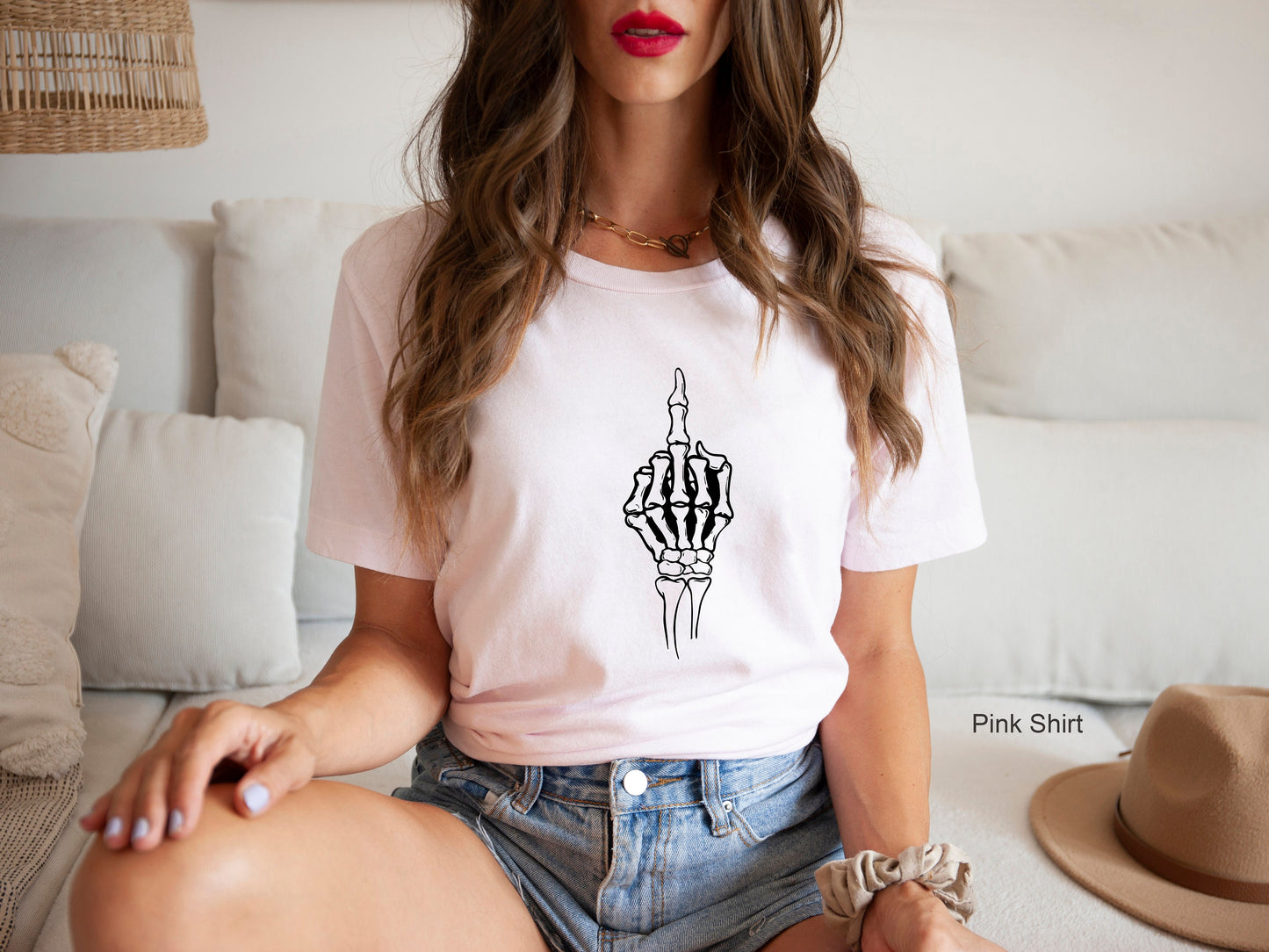 Skeleton Hand Sweatshirt, Skeleton Middle Finger Shirt, Middle Finger T-Shirt, Skeleton Costume, Halloween Boob Shirt, Skeleton Boobs, C6177