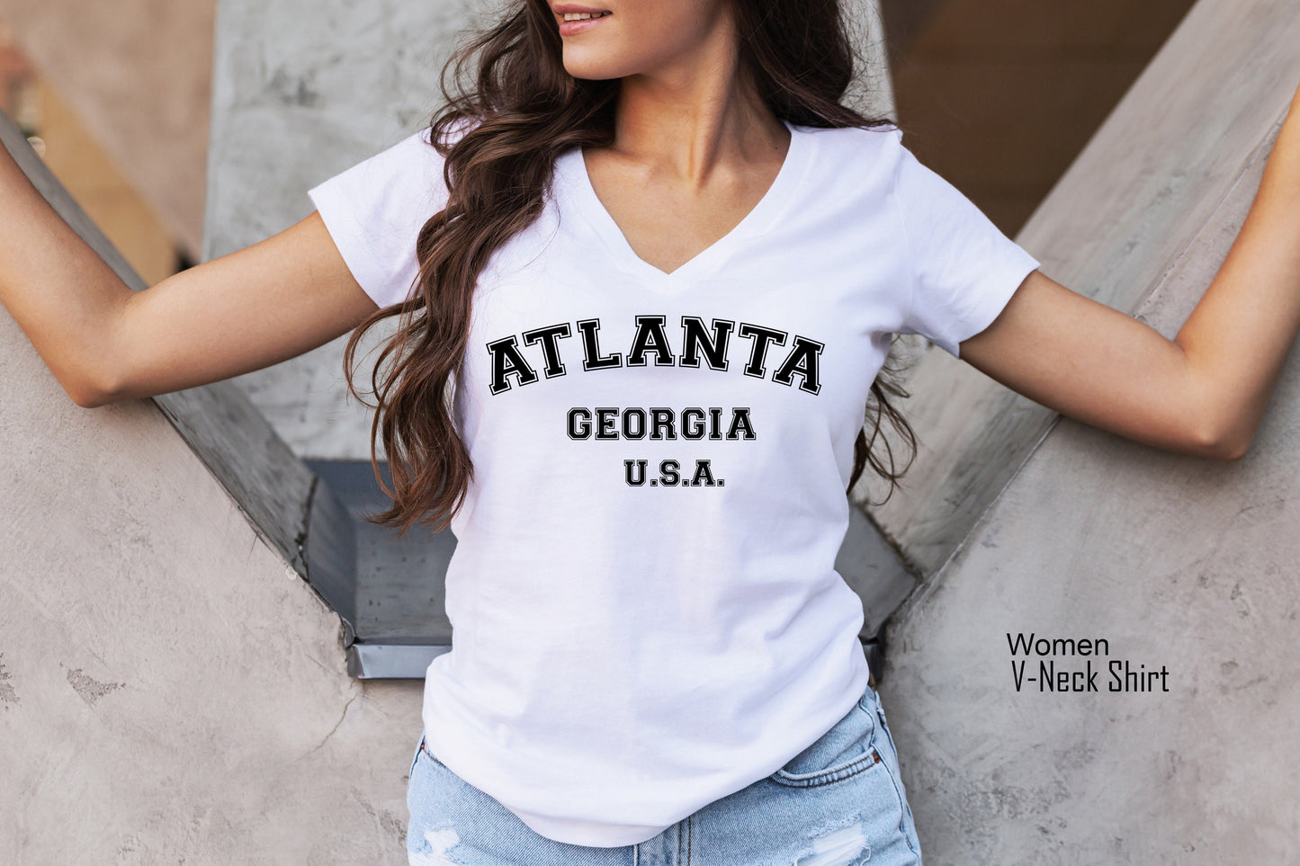 Atlanta Georgia Sweatshirt, Atlanta Women's Sweatshirt, Atlanta Men's Crewneck, Georgia Crewneck Sweatshirt, Gift for Women, C5451