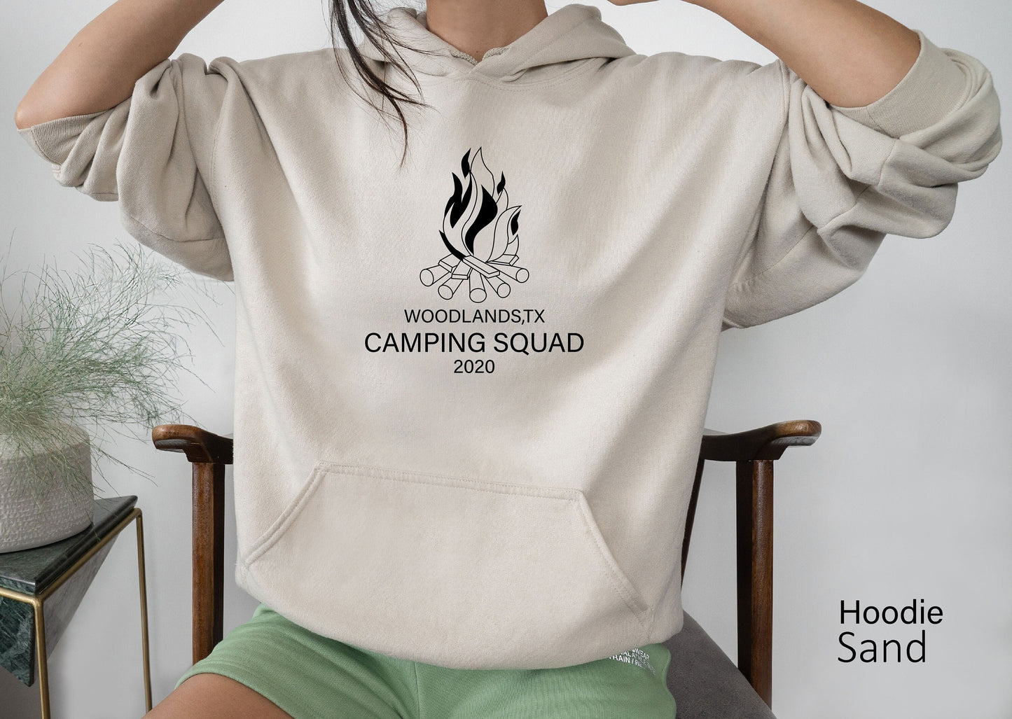 Camp Squad Sweatshirt, Custom Camping Squad Shirts, Camping Sweatshirt, Girls Weekend Matching Shirts, Camping Tee ,Personalized Camp C5986