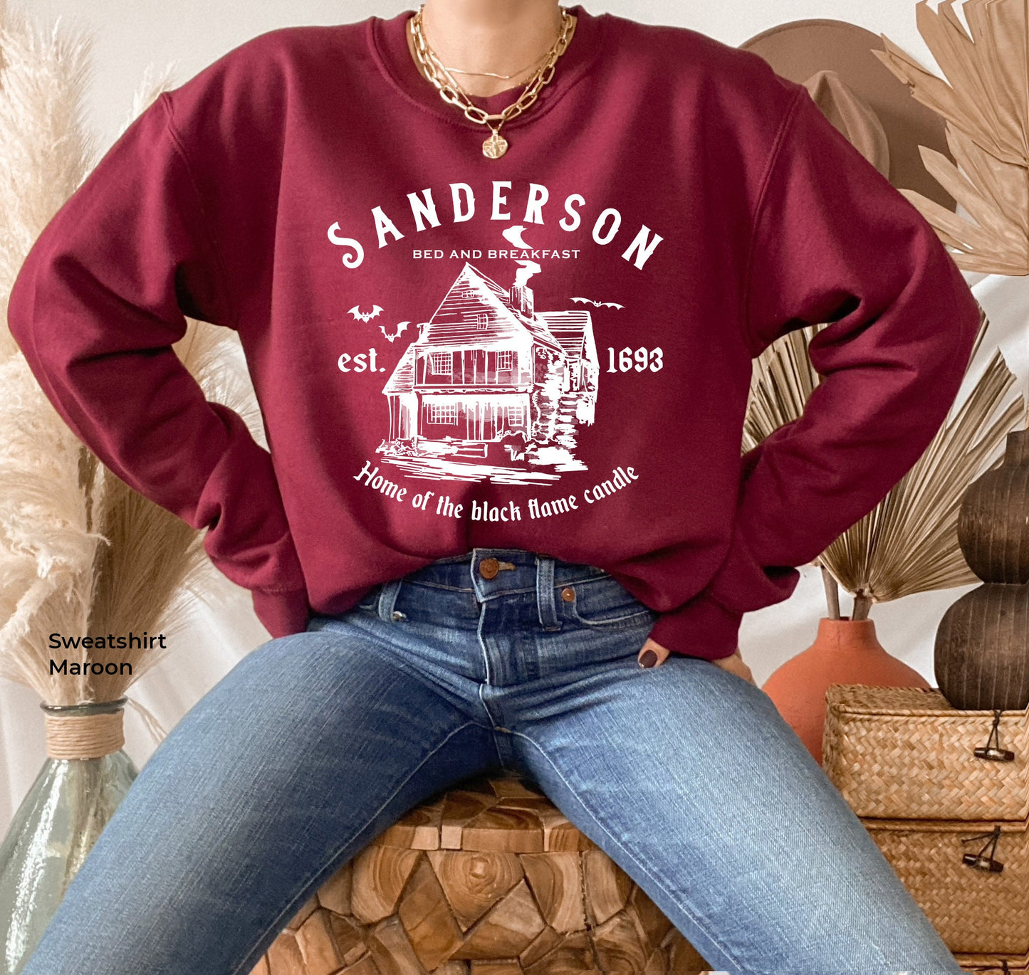 Hocus Pocus Hoodies,Sanderson Kids Sweater,Sanderson Witch Youth Sweatshirt,Trendy Halloween Kids Shirt,Cute Halloween Gift For Kids,C6169