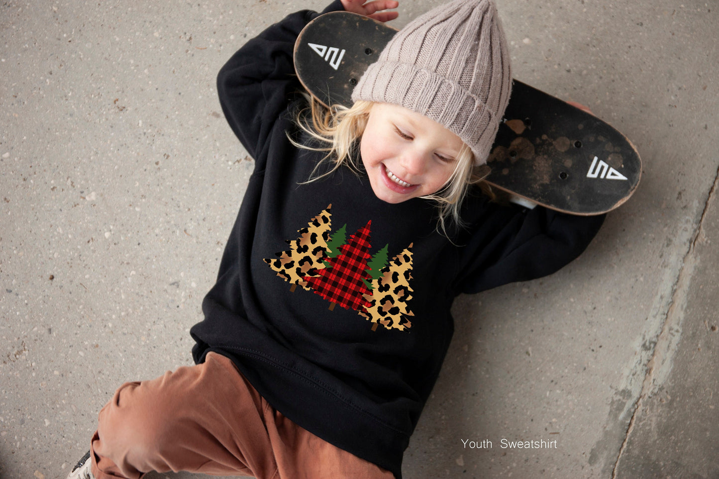 Leopard print Christmas Tree Sweatshirt,Christmas Family Matching Shirt, Plaid Christmas Tree Shirt, Buffalo Print Christmas Hoodie,C6244
