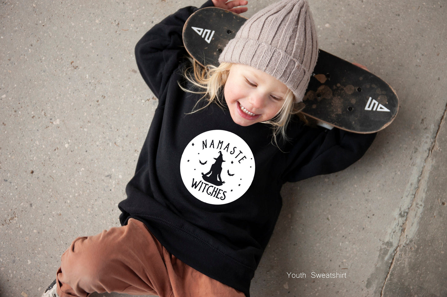 Namaste Witches Sweatshirt,Witch Shirt, Witch shirt, Magic Shirt, Halloween Shirt, Funny Halloween TShirt, Halloween Yoga Shirt,C6174