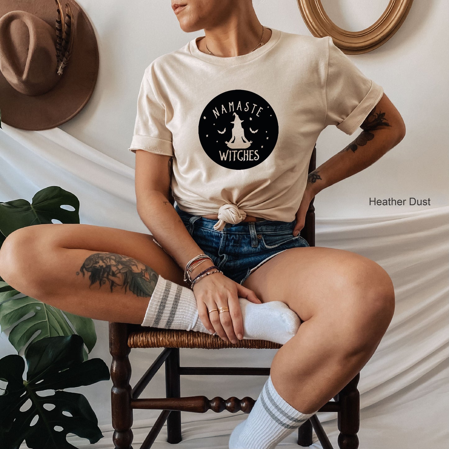 Namaste Witches Sweatshirt,Witch Shirt, Witch shirt, Magic Shirt, Halloween Shirt, Funny Halloween TShirt, Halloween Yoga Shirt,C6174