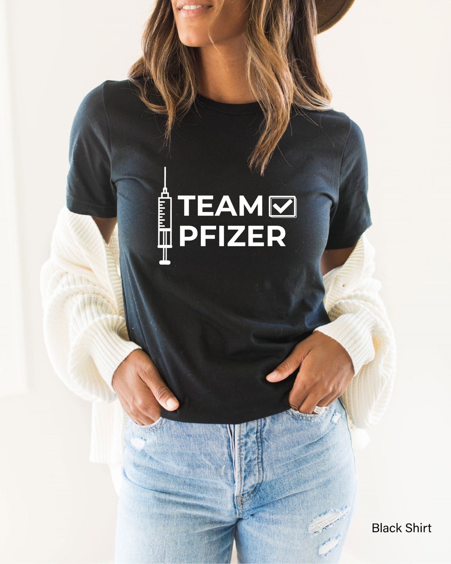 Pfizer Vaccinated Shirt, Team Pfizer, Nurse Shirt, Vaccinated Shirt, Funny Pandemic Shirt, Vaccination Shirt, Covid Vaccine Shirt C5656
