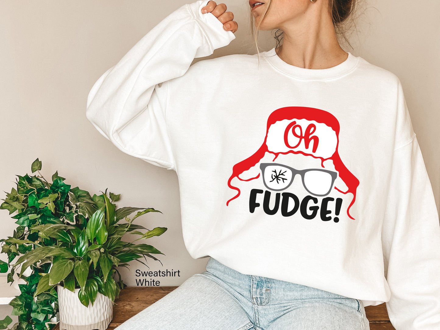 Oh Fudge Sweatshirt,Christmas Vacation Shirt,Funny Holiday Hoodie,Christmas Story Night Tee,Funny Holiday Sweatshirt,C6288