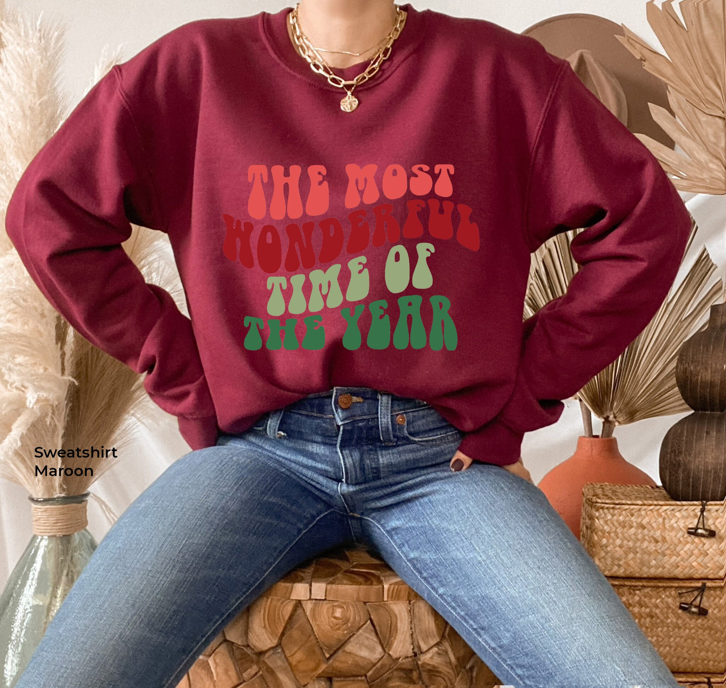 Its The Most Wonderful Time Of The Year Sweatshirts, Gift,Christmas Family Matching Shirts,Cute Christmas Tee,Retro Christmas Shirt,C6318