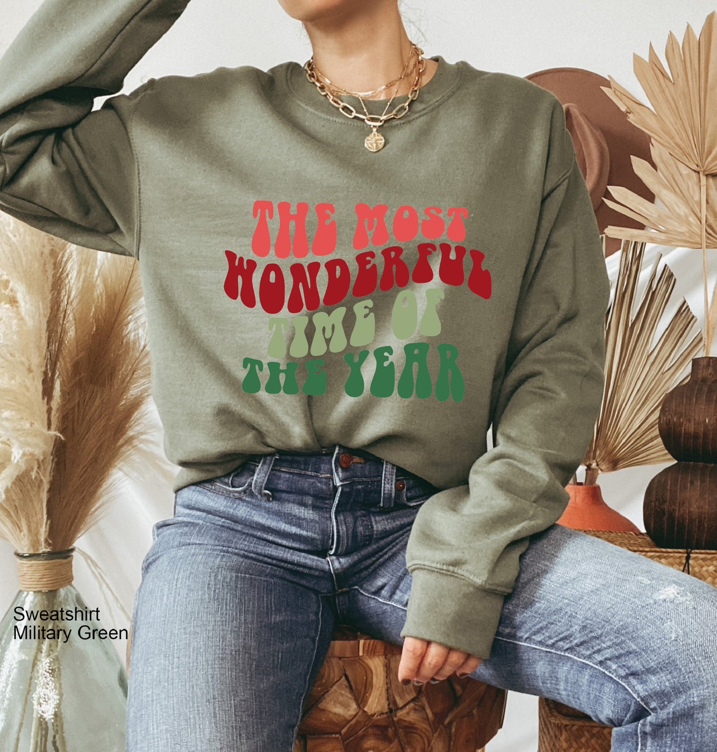 Its The Most Wonderful Time Of The Year Sweatshirts, Gift,Christmas Family Matching Shirts,Cute Christmas Tee,Retro Christmas Shirt,C6318