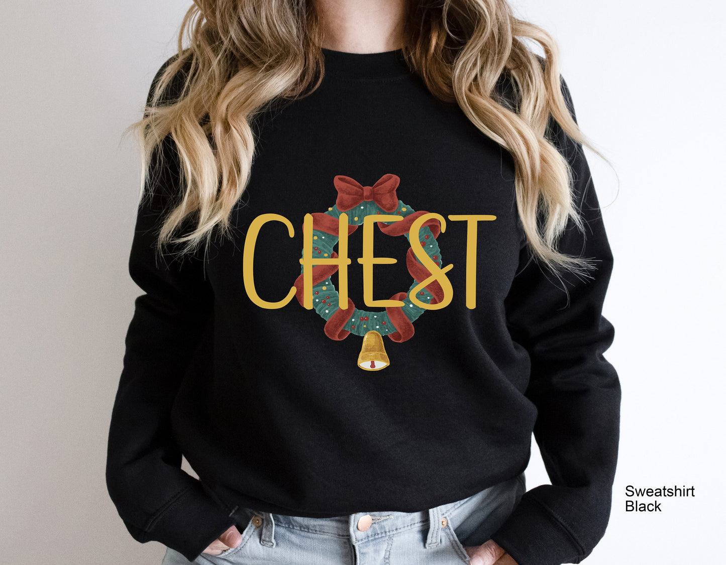 Chest Nuts Couples Christmas Sweatshirt,Couple Christmas Hoodie,Couple Sweaters,Funny Christmas Shirt, Matching Christmas Shirts,C6328