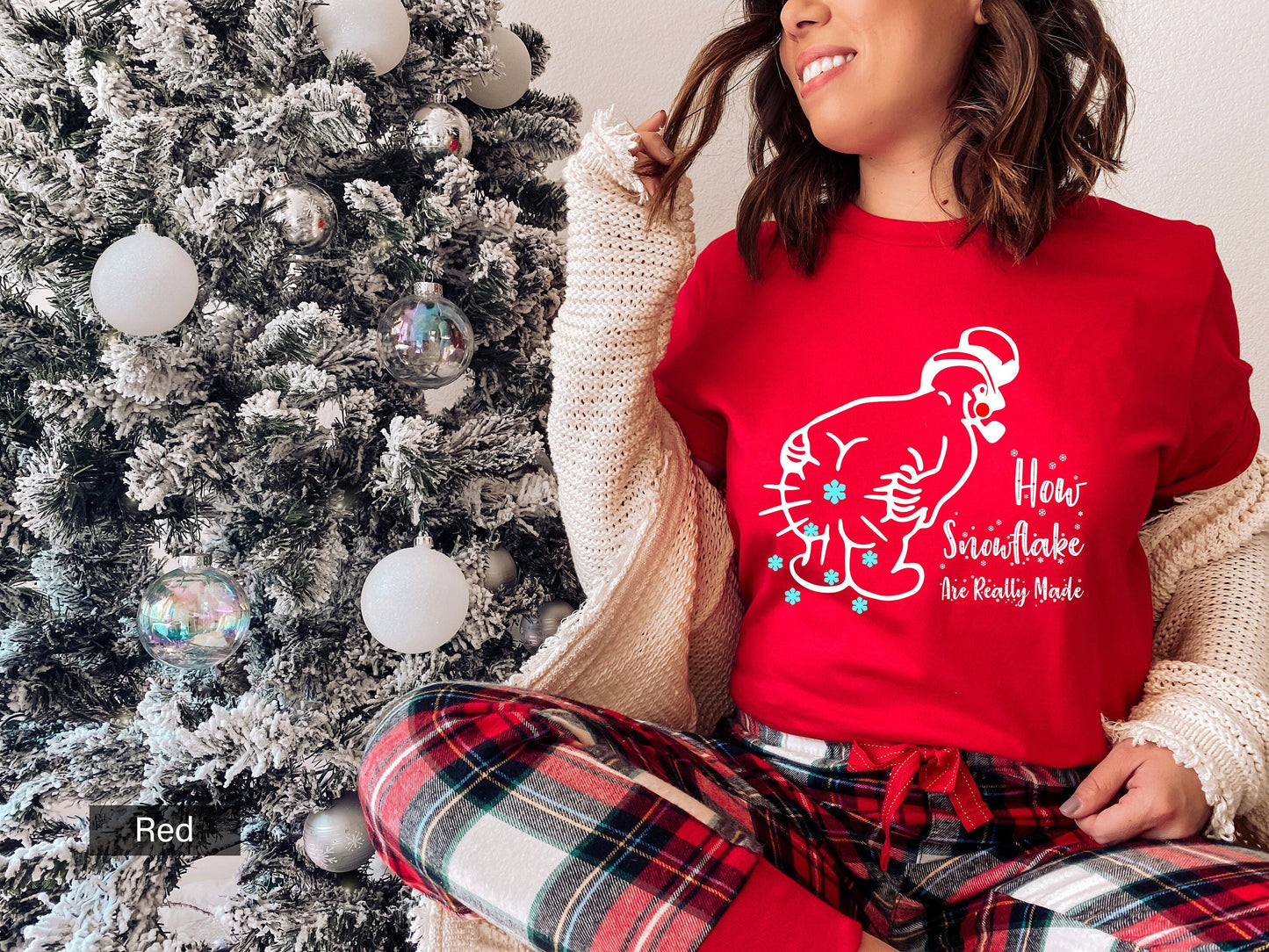 How Snowflake Are Really Made,Funny Snowman Sweatshirt,Funny Christmas Sweater, Holiday Shirt, Winter Shirt, Snowflake Maker Shirt,C6203