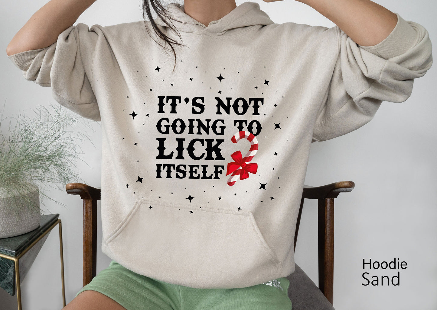 It's Not Going To Lick Itself Sweatshirt,Funny Christmas Shirt,Gifts For Christmas,Couples Gift, Naughty T-shirt, Funny Xmas Gifts,C6344
