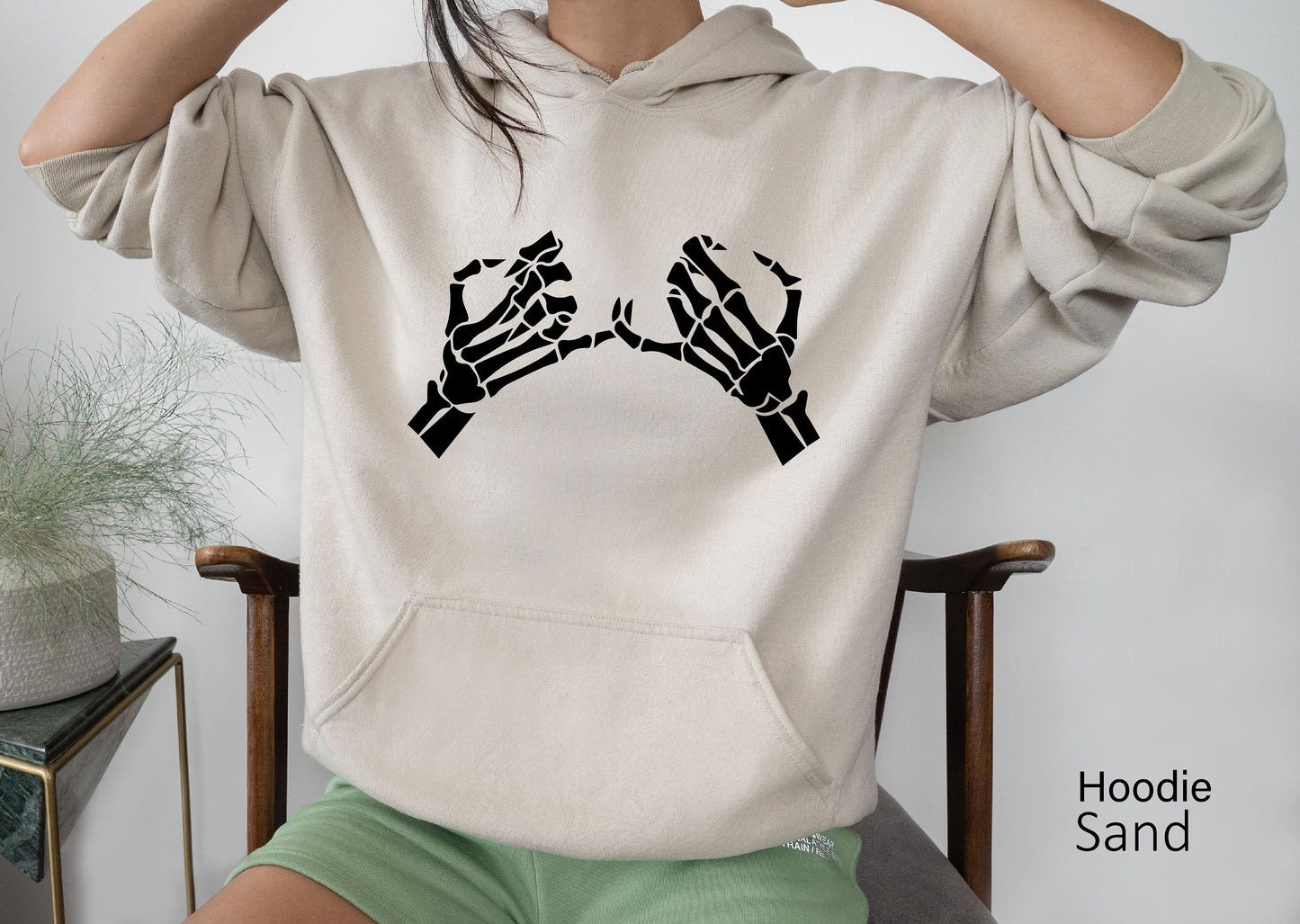 Skeleton Hand I Promise Sweathirt,Skeleton Love Hoodie,I Promise Sweatshirt,Hand Hoodie,Skeleton Hand Shirt,Love Shirt,,Skull Tee,C6383