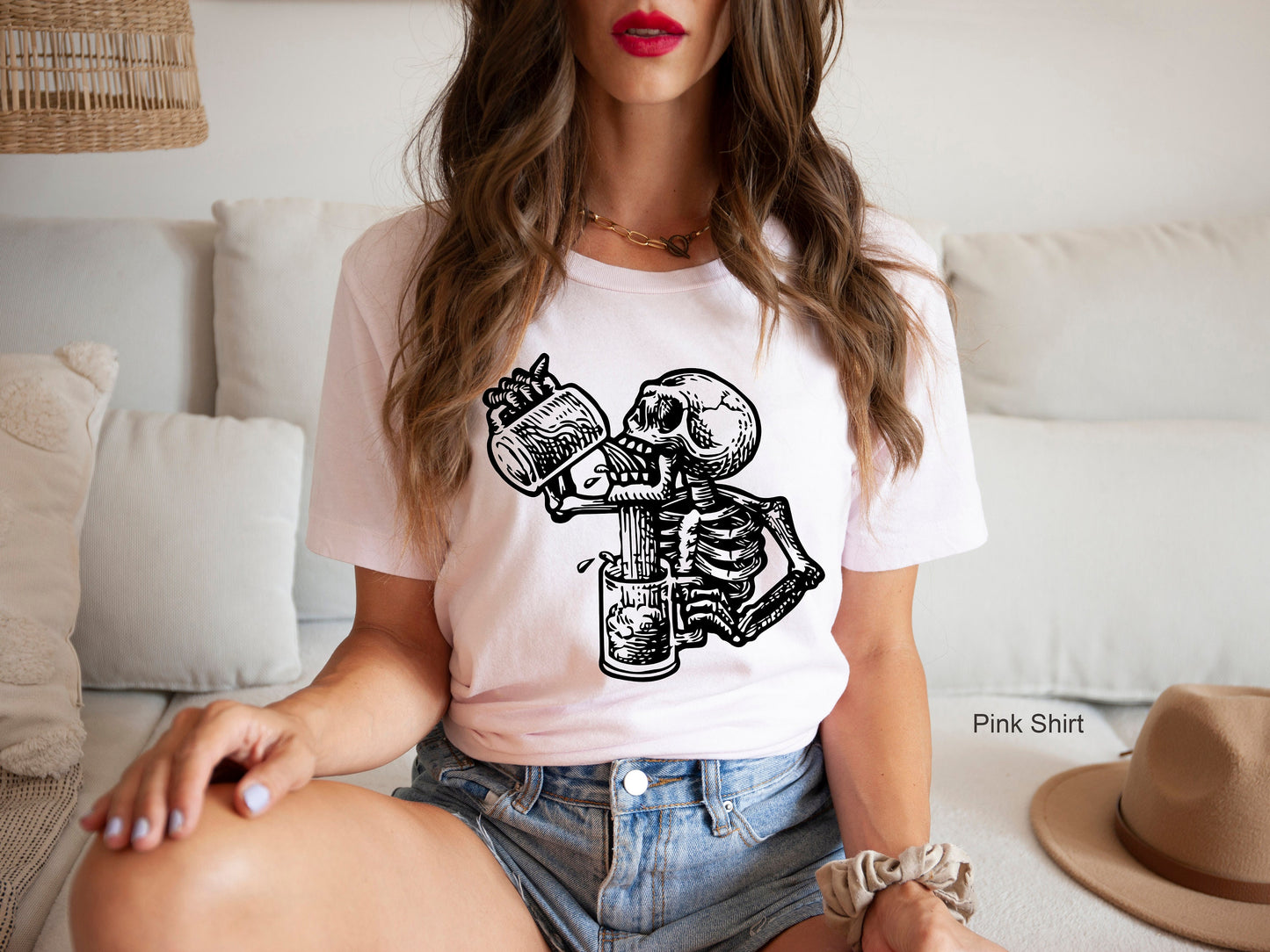 Beer Hoodie,Skull Skeleton Alcohol Beer Sweatshirt,Alcohol Shirt,Trendy Skull Sweater,Skeleton Drinking Woman Tops,Halloween Party Tee,C6384