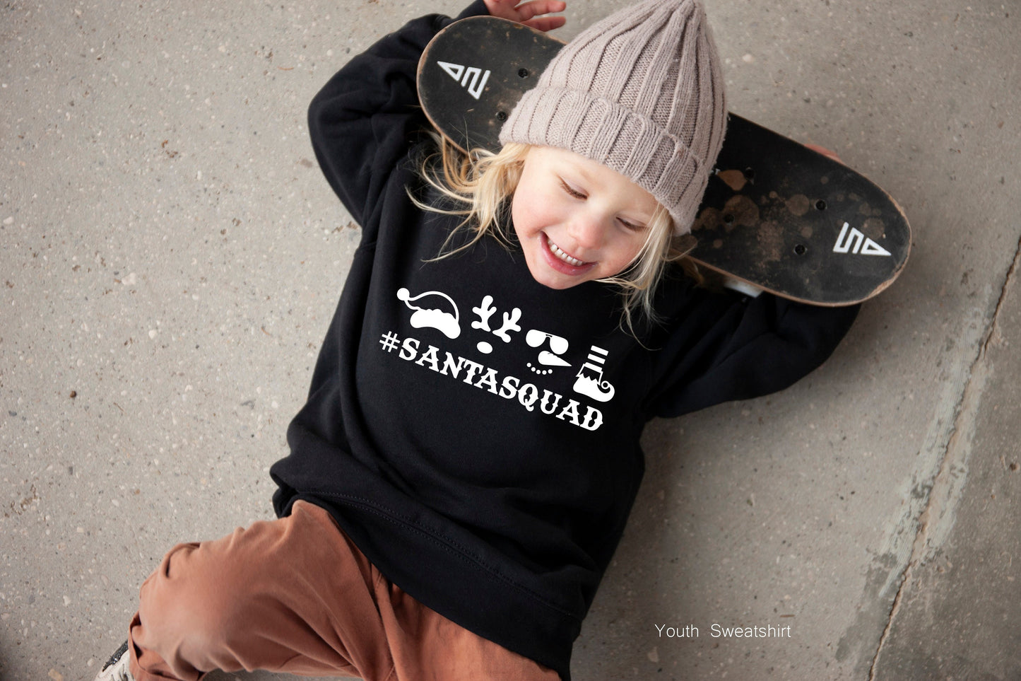 Santa Squad Sweatshirt, Christmas T-shirt, Christmas Family Shirt,Believe Shirt,Christmas Gift, Holiday Gift.Christmas Shirt,C6352