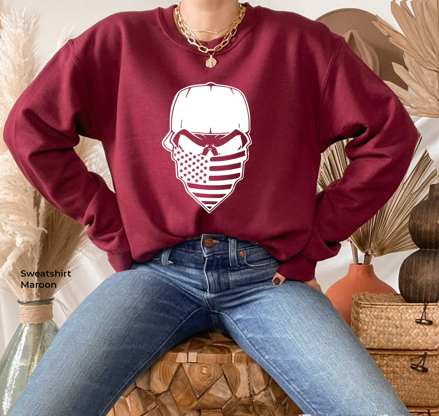 American Flag Skull Hoodie,Skull USA Flag Sweatshirt,4th of July PartyTee,USA Shirt,USA Military American T-shirt ,Memorial Day Tshirt C6410