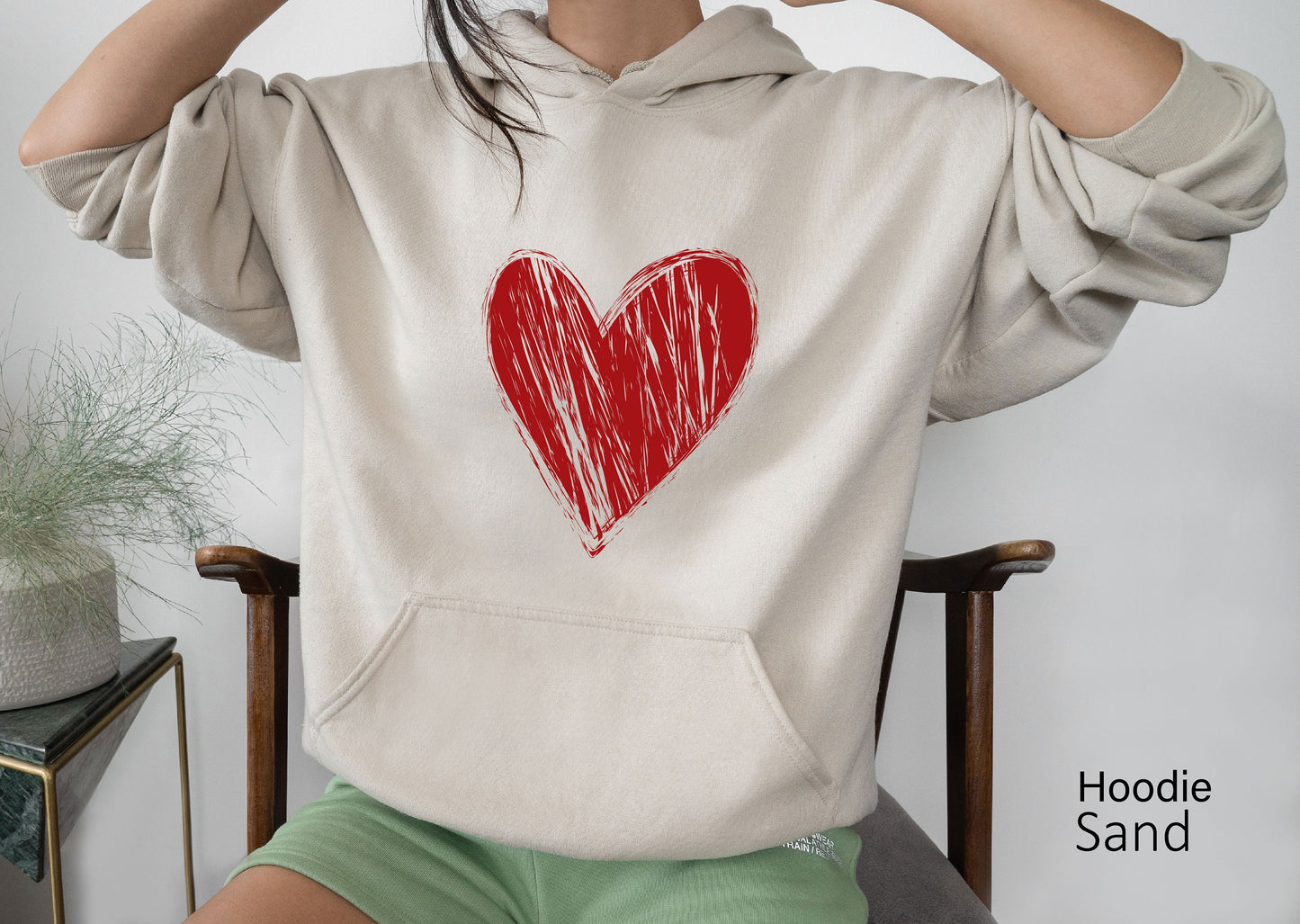 Heart Sweatshirt, Valentines Day Shirt, Hand Drawn Heart Shirt, Kindness Shirt, Valentines Day Gift Shirt, Gift For Her, Love Shirt, C6439