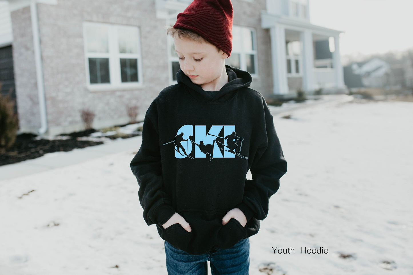 Ski Sweatshirt,Skiing Sweatshirt, Skier Hoodie, Apres Ski Sweater, Ski Season, Ski Trip Shirt, Unisex Crewneck, Winter Sweatshirt,C5959