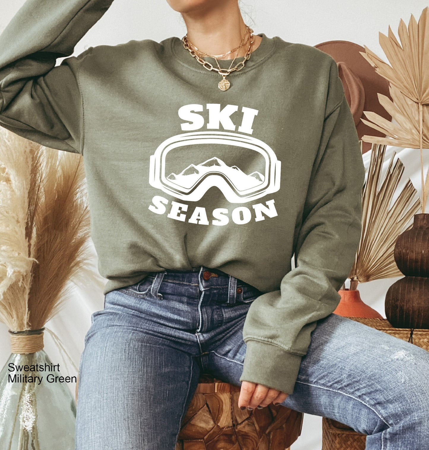 Ski Season Sweatshirt,Ski Sweatshirt, Ski Gift, Skiing Sweatshirt, Skier Hoodie, Apres Ski Sweater, Ski Season, Ski Trip Shirt,C6363