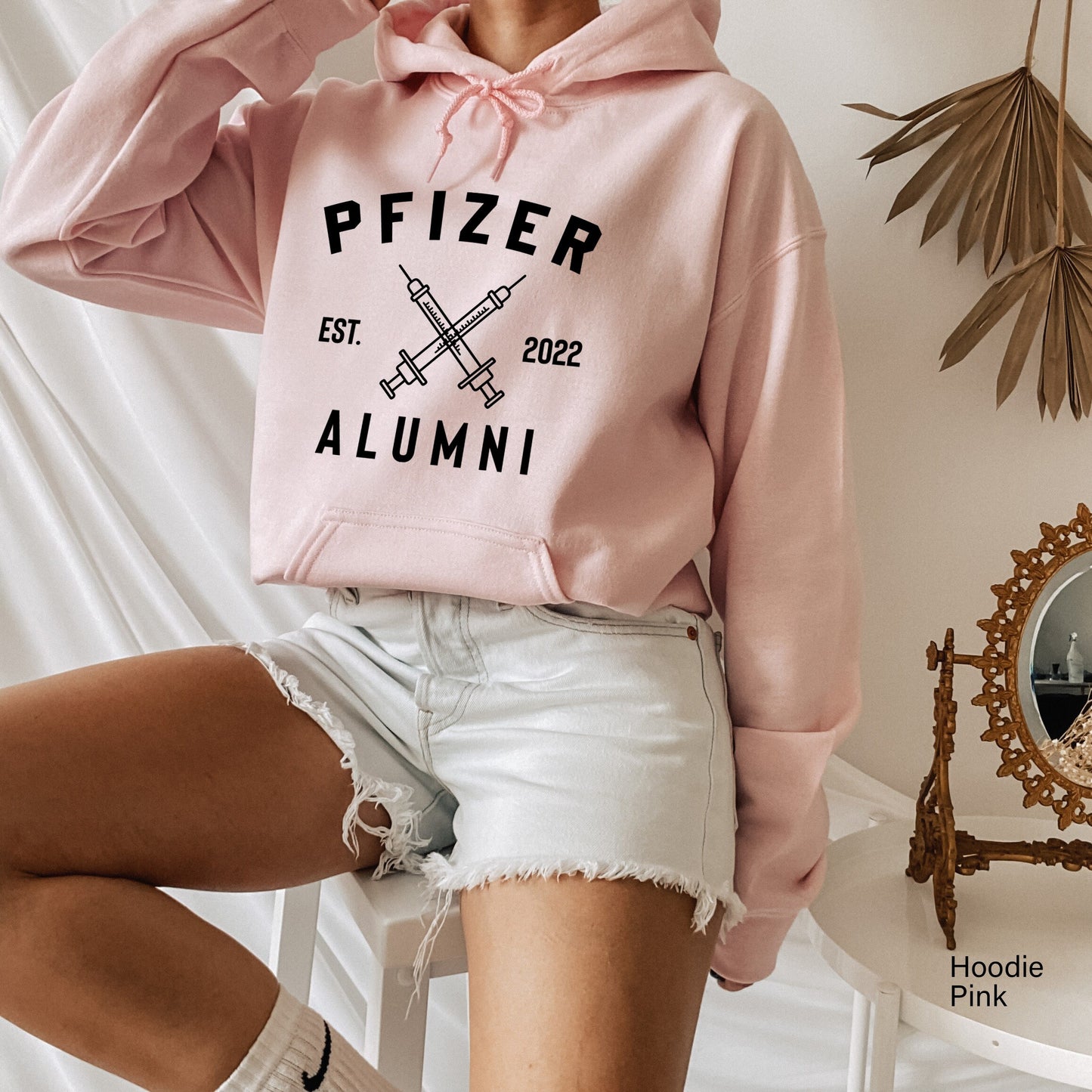 Pfizer Alumni Long Sleeve Shirt,Team Pfizer,Nurse Shirt,Vaccinated ,Funny Pandemic Shirt,Vaccination Shirt,Covid Vaccine Long Sleeve,C5688