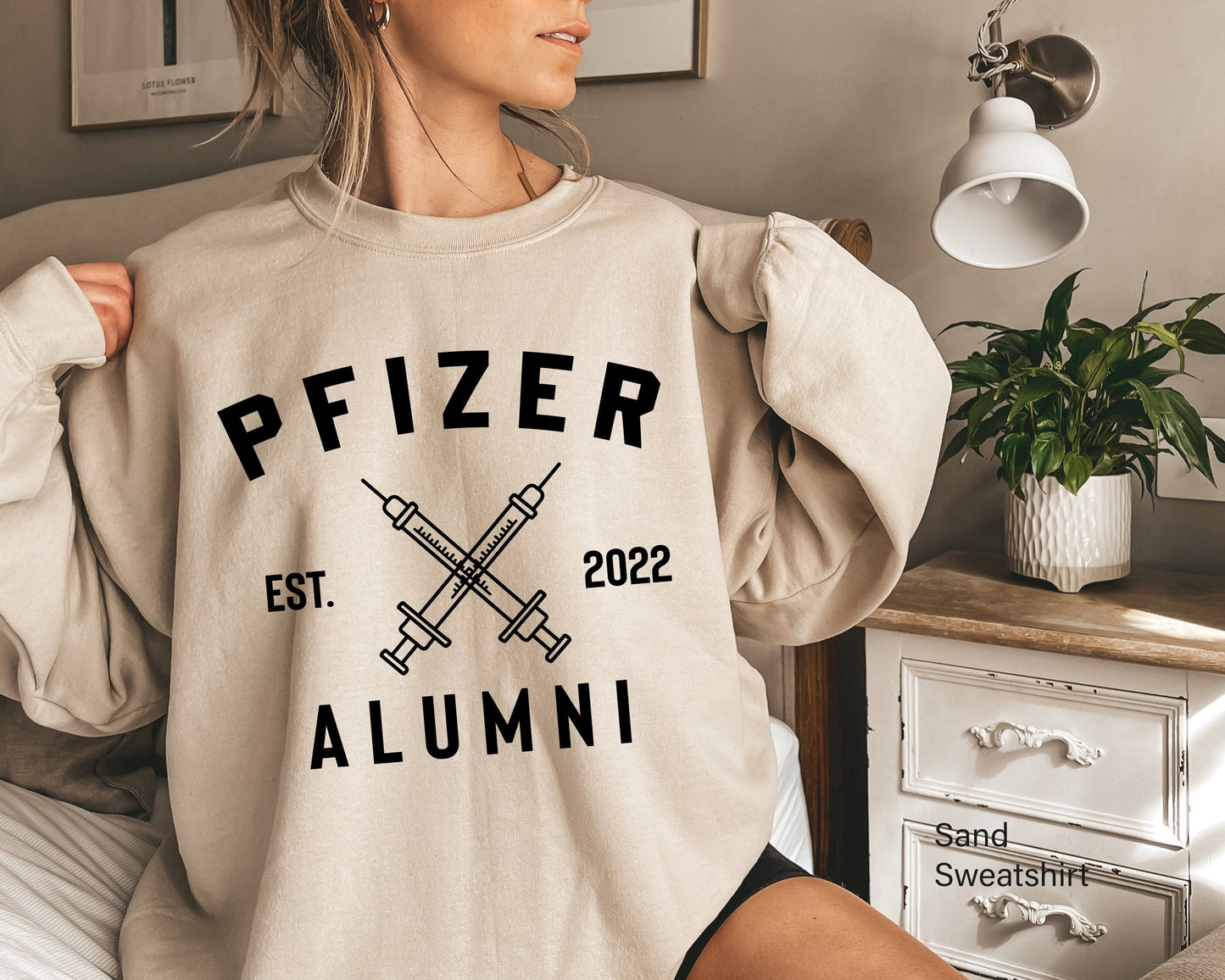 Pfizer Alumni Long Sleeve Shirt,Team Pfizer,Nurse Shirt,Vaccinated ,Funny Pandemic Shirt,Vaccination Shirt,Covid Vaccine Long Sleeve,C5688