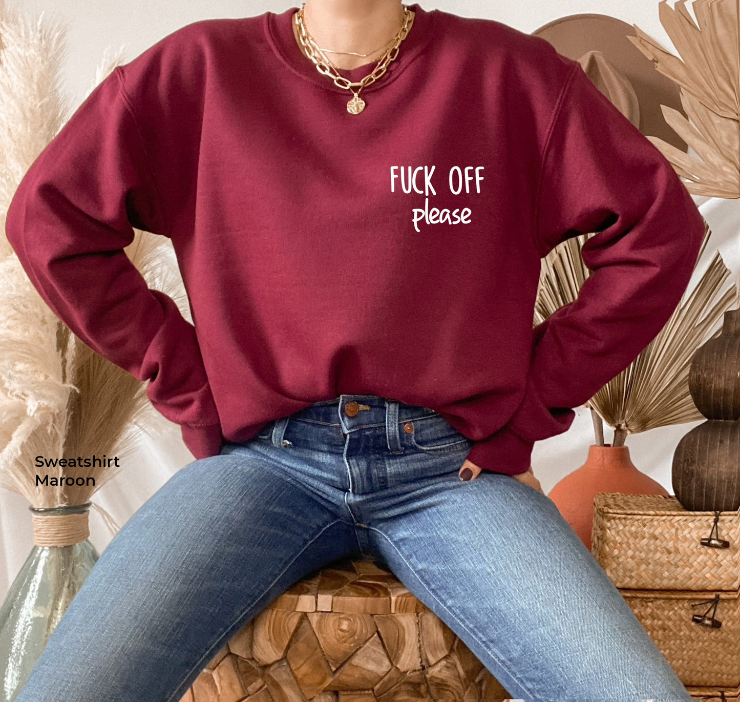 Fuck Off Please Sweatshirt, Fuck You Fuck Off Hoodie, Funny Conversation Shirt, Funny Shirt, Fuck Off Tshirt, C5269