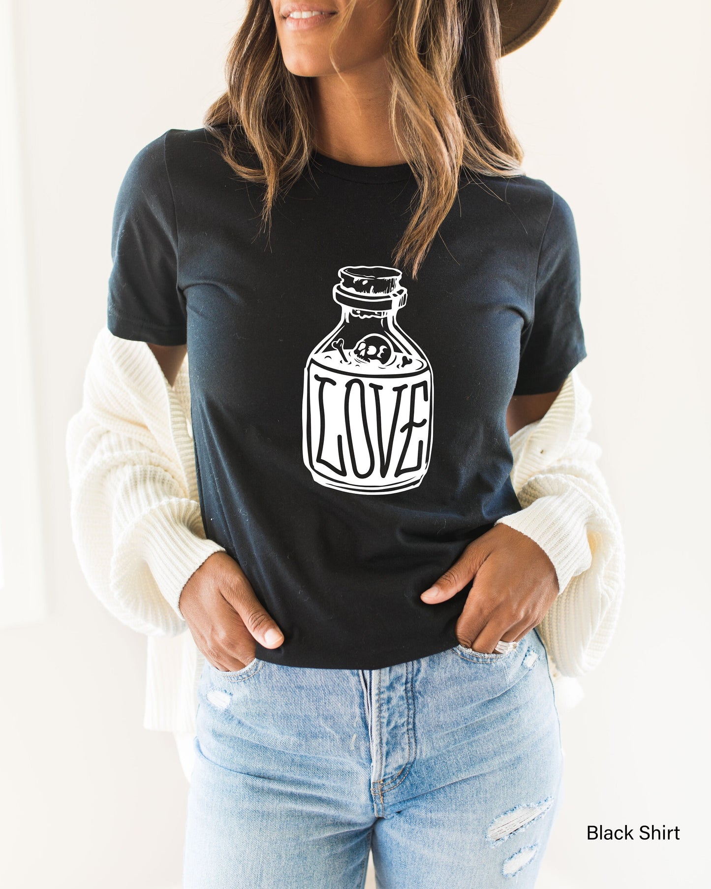Skull Skeleton Sweatshirt, Love Sweatshirt, Skeleton Shirt, Skeleton Hoodie, Skeleton Drinking Beer Sweatshirt, Skull Shirt, C6496