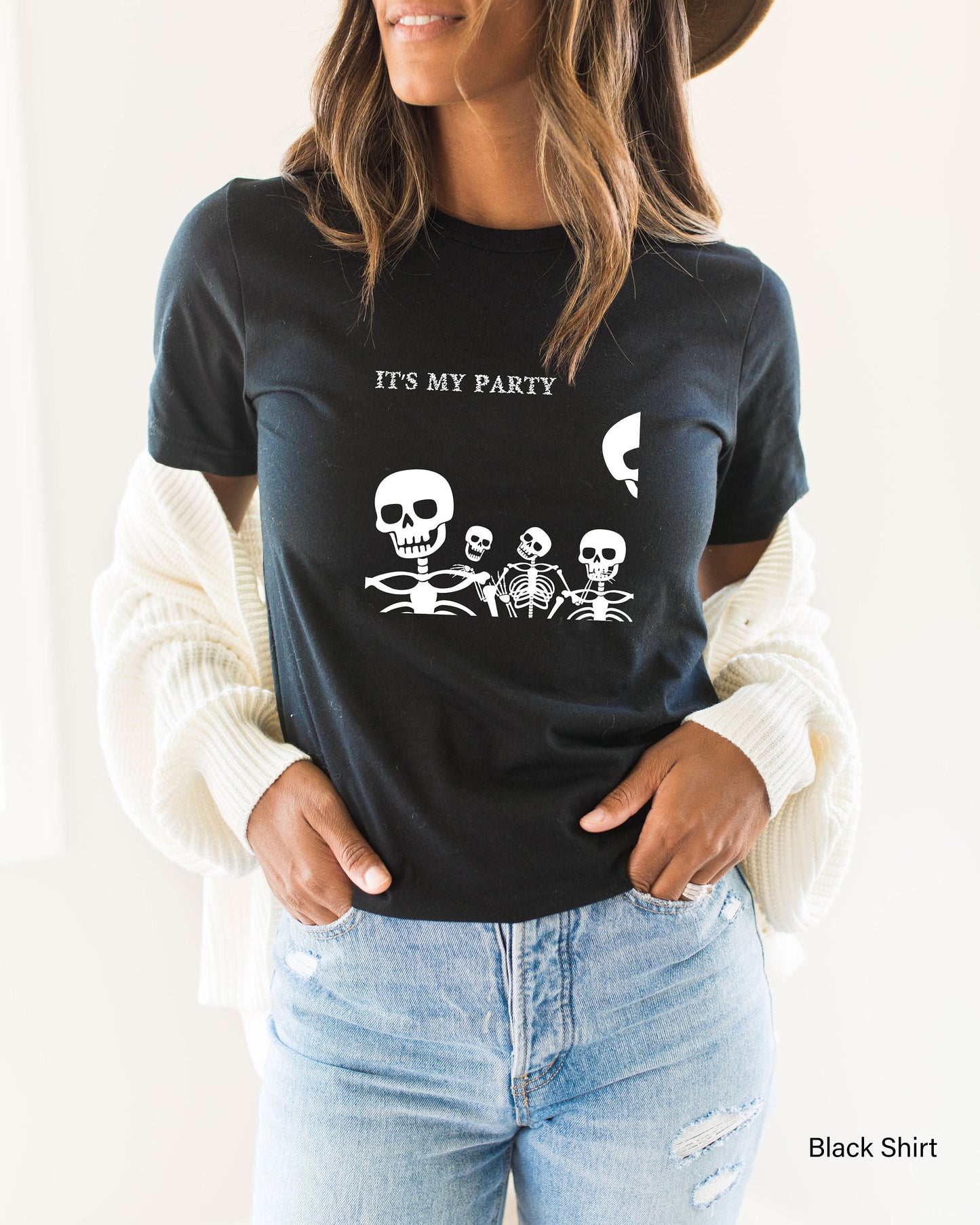 It’s My Party Sweatshirt, Alien T-Shirt, Alien Shirt, Ufo Shirt, Alien Tee Shirts, Black Unisex Shirt, Space Shirt, Science Shirt, C6515