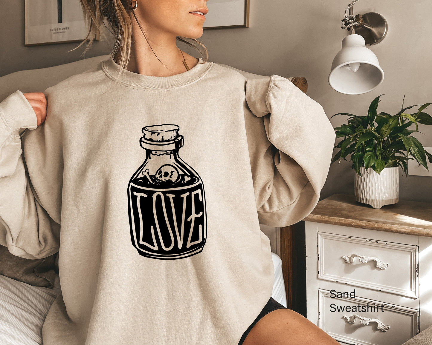 Skull Skeleton Sweatshirt, Love Sweatshirt, Skeleton Shirt, Skeleton Hoodie, Skeleton Drinking Beer Sweatshirt, Skull Shirt, C6496