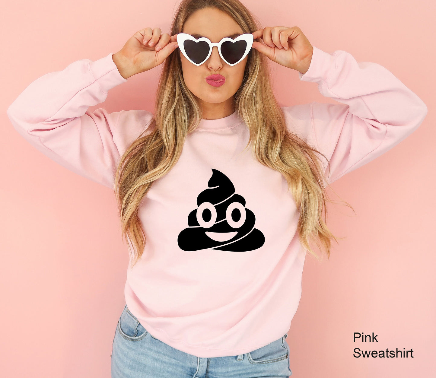 Poop Emoji Sweatshirt, Poop Smile Shirt, Poop Shirt, Emoji, Poop, Funny Poop Shirt, Emoji Birthday Shirt, Emoji Birthday, C6445