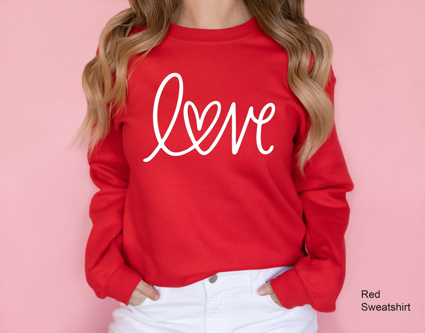 Valentines Day Sweatshirt, Womens Valentines day Gift, Womens Sweatshirt, Love Sweatshirt, Valentines Day Outfit, Heart Sweatshirt, C6453