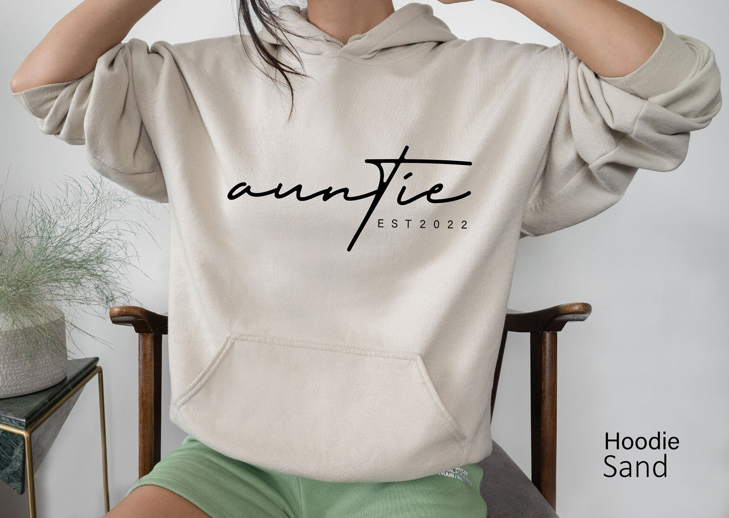 Customized Auntie Est 2022 Sweatshirt, Auntie Sweater, Funny Aunt Shirt, Aunt Sweatshirt, Birthday Gift Aunt, Sister Shirt, C6477