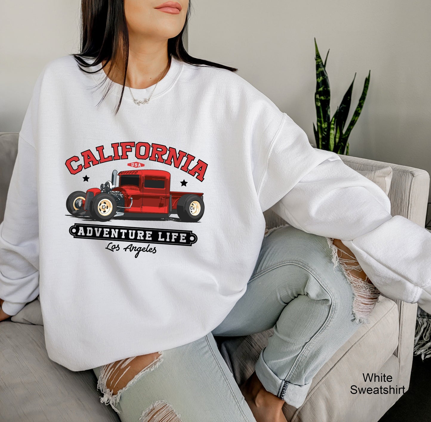 California Sweatshirt, West Cost Tee, California Dreaming Tee, California Tshirt, Cali Girl Shirt, Trendy California Shirt, C6513