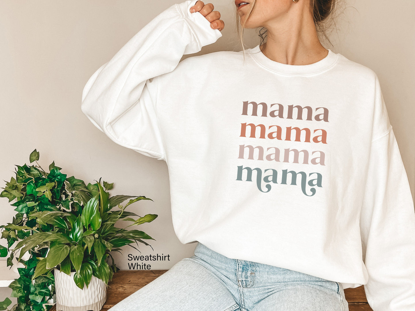 Retro Mama Sweatshirt, Mama Shirt, Mama Hoodir, Retro Mama T-Shirt, Retro Mom Shirt, Mom Life Shirt, Gift for Mom, Mom Gift,C6600