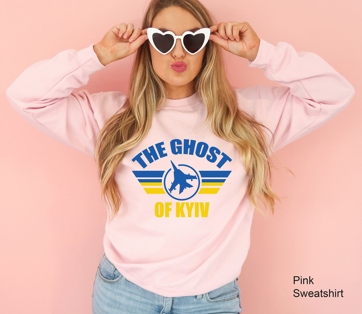 The Ghost Of Kyiv, Ukraine Sweatshirt, Godspeed Ukraine,I Stand With Ukraine Shirt, Ukraine Tee For Men Women, Fighter Pilot,C6608