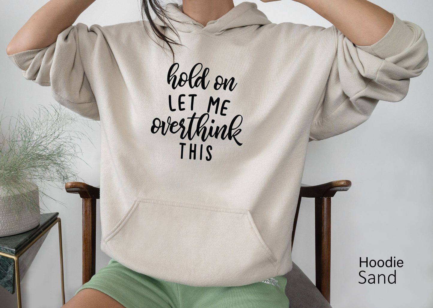 Hold On Let me Overthink This Shirt, Sarcastic Graphic Tee, Funny Mom Life T-shirt, Awkward T-Shirt, Graphic, Funny Tees, C5171