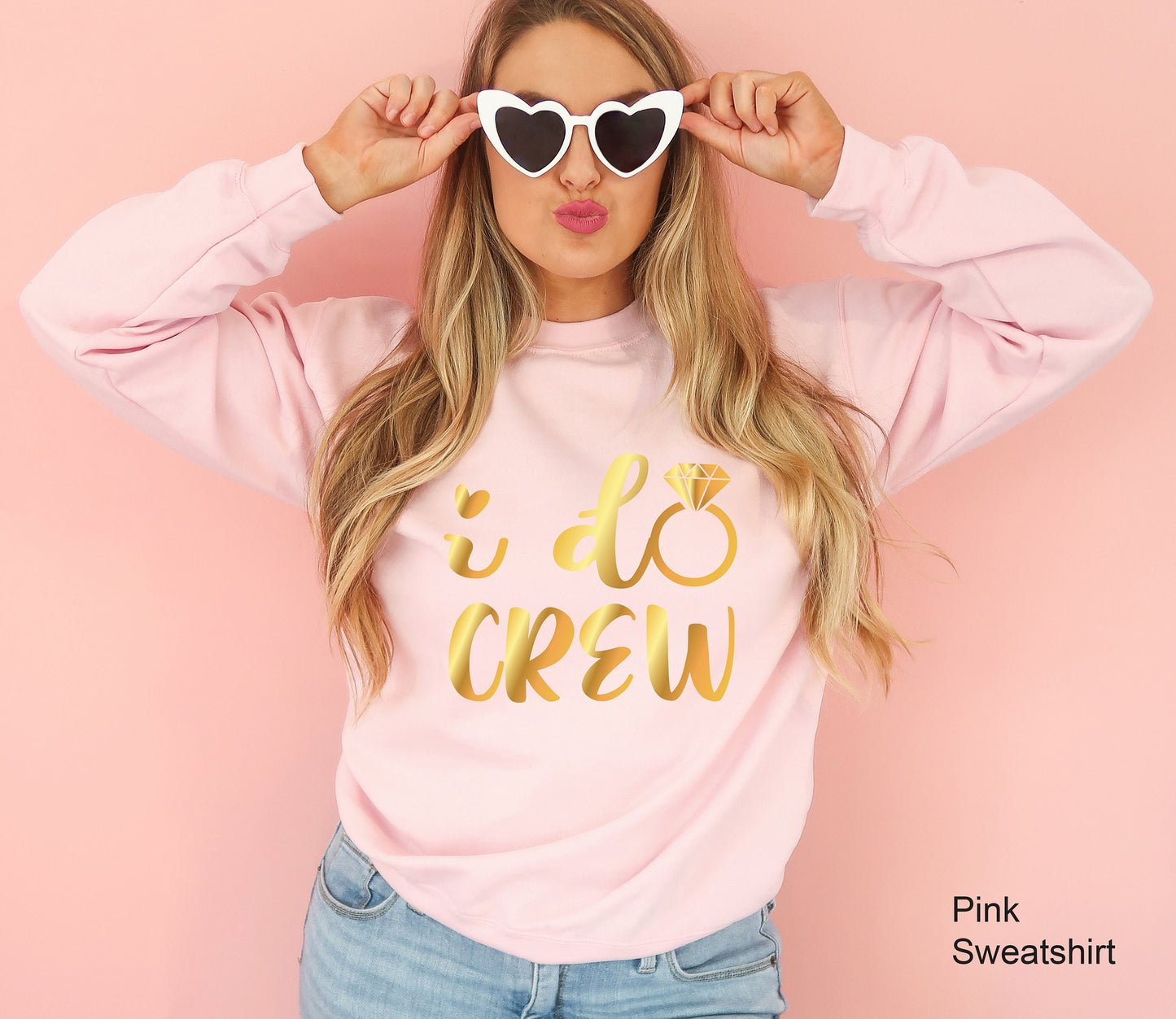 Bridal Sweatshirt, I Do Crew Shirt, Bride Hoodie, Bachelorette Party Shirts, Team Bride Shirts, Bridesmaid Shirts, C6663