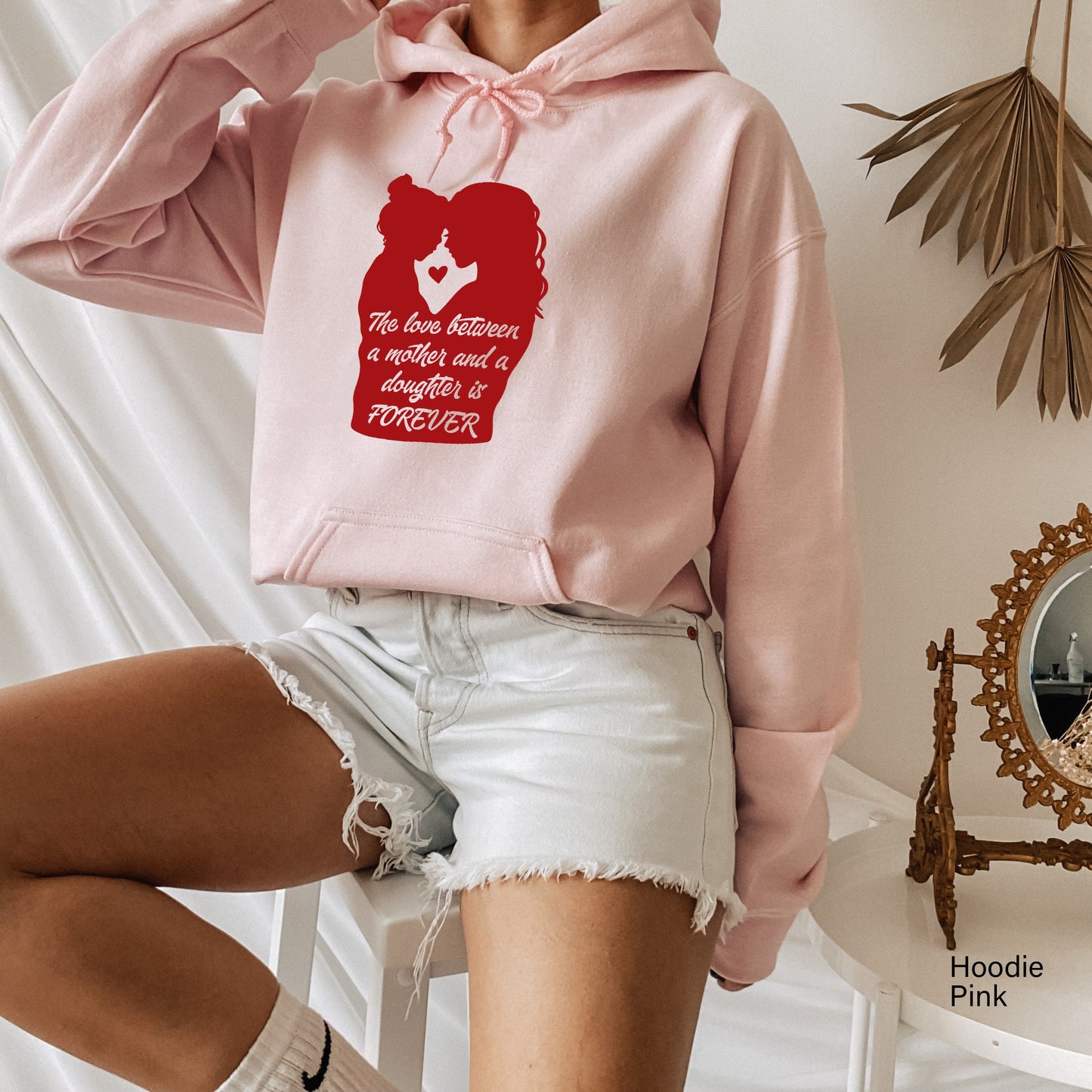 Mom and Daughter Sweatshirt, The Love Between Mother And Daughter Is Forever Shirt, Mom Hoodie, Mom Shirts, Gift for Mom Shirt, C6570
