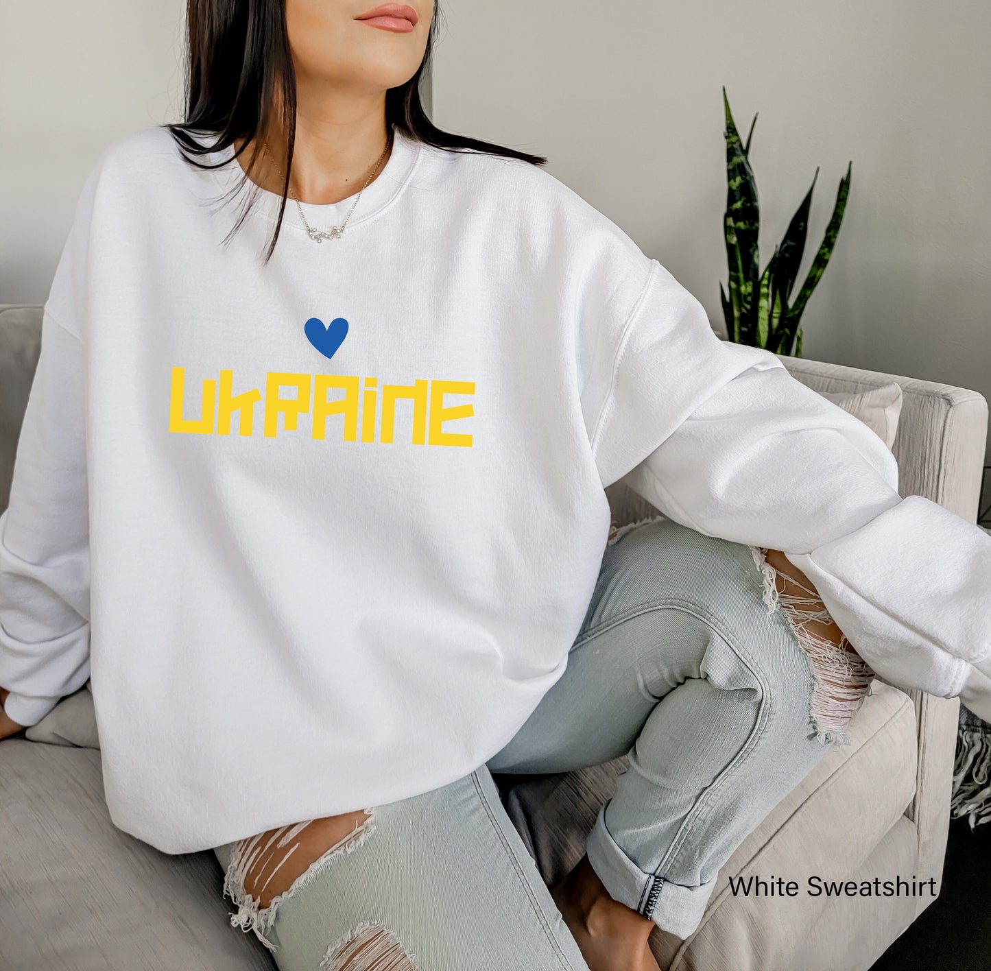 Ukrainian Sweatshirt, Свитшот Украина, Ukraine Peace Shirt, Ukraine People Shirt, Stand with Ukraine Shirt, No War Shirt, C6589