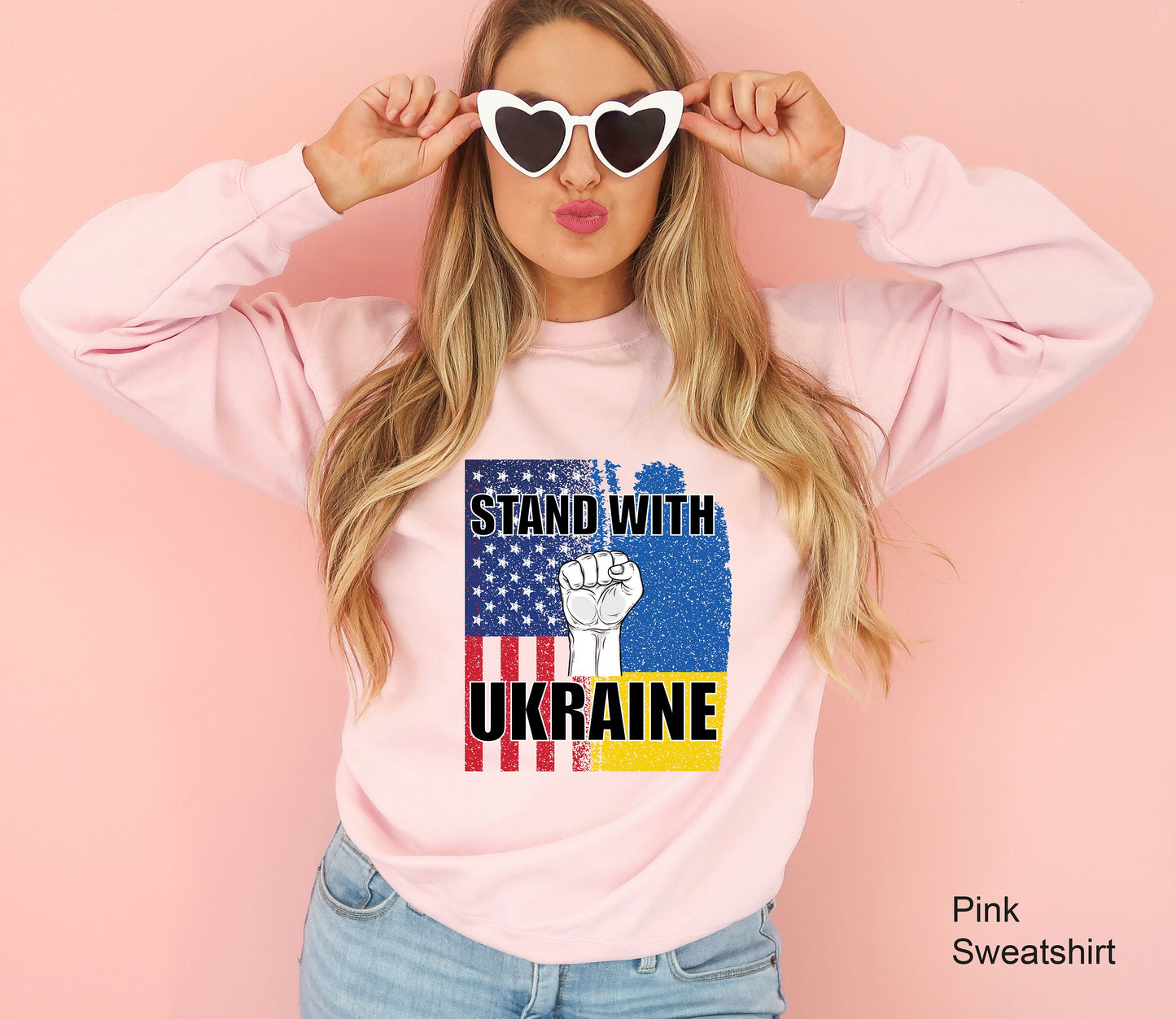 Stand with Ukraine Sweatshirt, Ukrainian Flag Hoodie, No War Shirt, Ukraine Peace Shirt, Ukraine People Shirt, Свитшот Украина, C6605