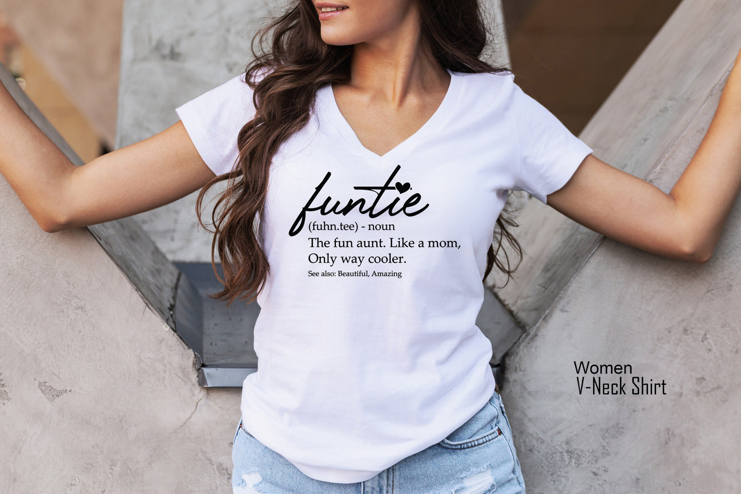 Funtie Definition Shirt, Auntie Shirts, Mother's Day Shirt, Gift For Aunt, Funny Aunt Tee, Aunt Gift, Aunt Birthday Shirt, C6705